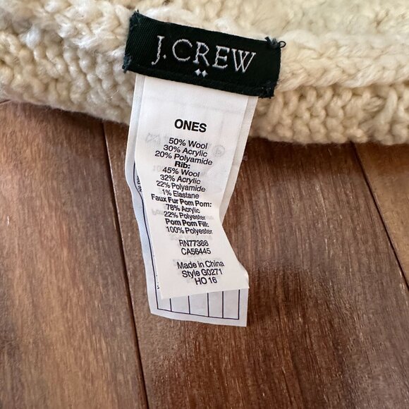 J. Crew Knit Pom-Pom Beanie - Picture 6 of 8